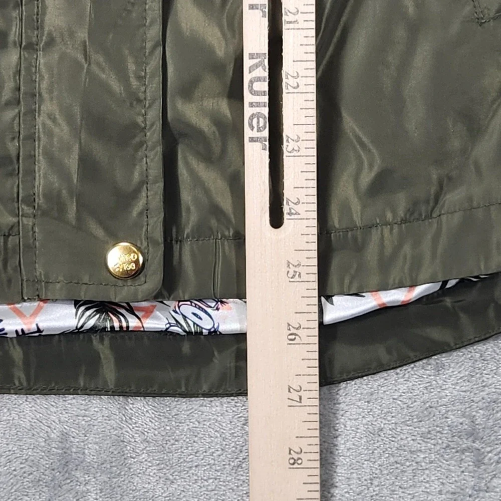 Limited Too Jacket Girls Large 14/16 Hooded Raincoat‎ New Army Polyester